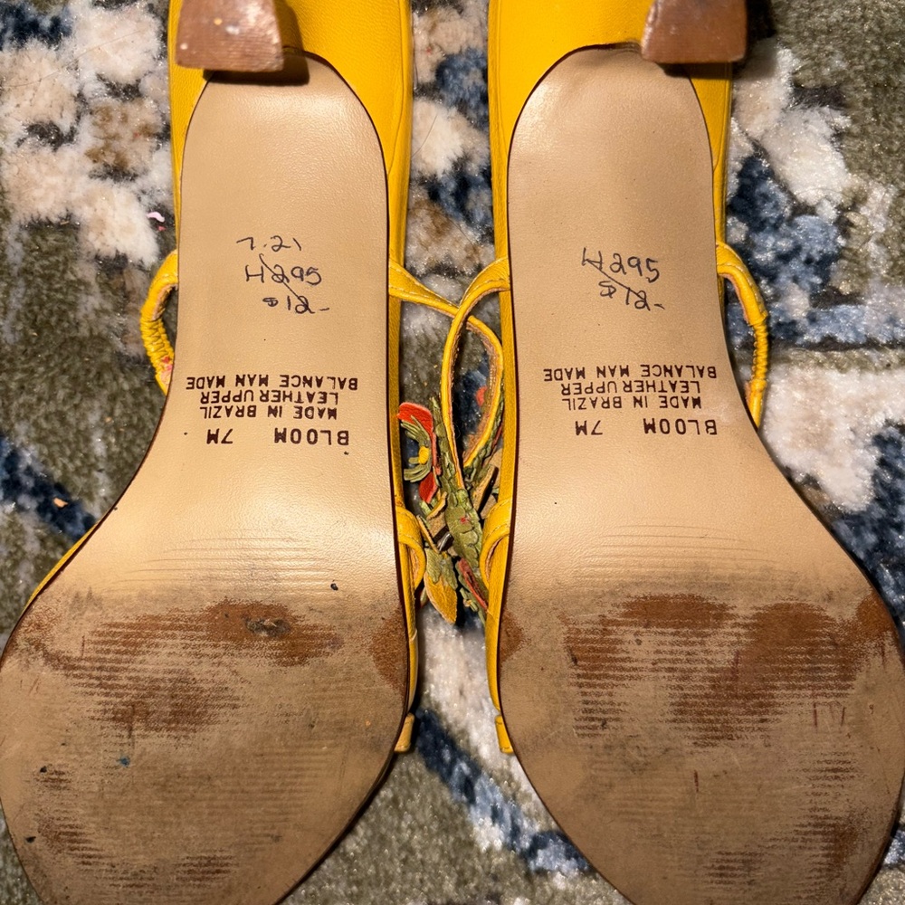 Bloom Vibrant Yellow Heels